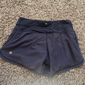 Black lululemon shorts